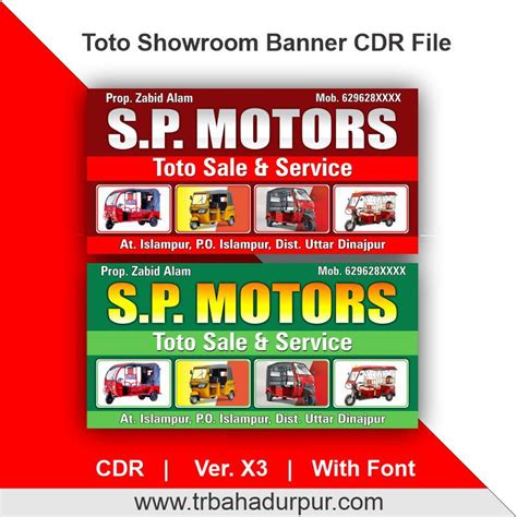 Toto Showroom Banner Cdr Archives