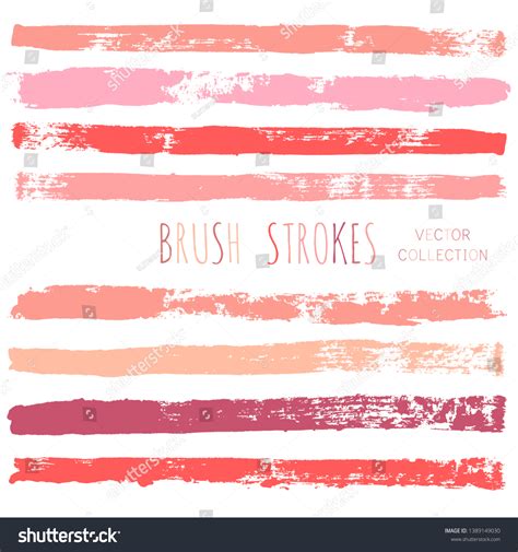 Makeup Swatches Beauty Cosmetics Nude Brush Stock Vector Royalty Free 1389149030 Shutterstock