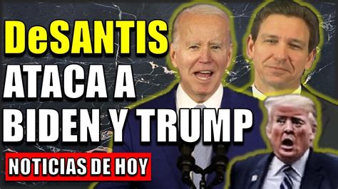 URGENTE EEUU 24 De MARZO RON DeSANTIS SE TIENE CONFIANZA Y AFIRMA QUE