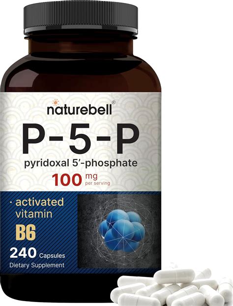 Naturebell P5p Vitamin B6 100mg Per Serving 240 Capsules