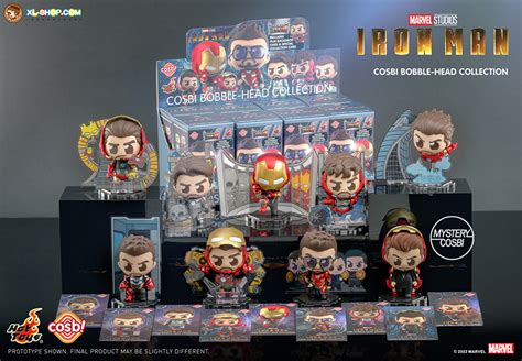 Hot Toys CBX108 Marvel Iron Man Cosbi Bobble Head Box Of 8