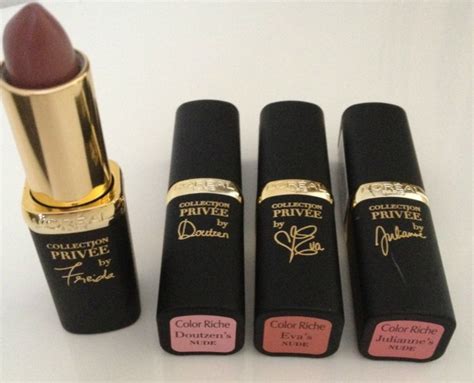 L Oreal Collection Privee Colour Riche Nude Couture Lipsticks Celebrity Inspired Ultra Wearable