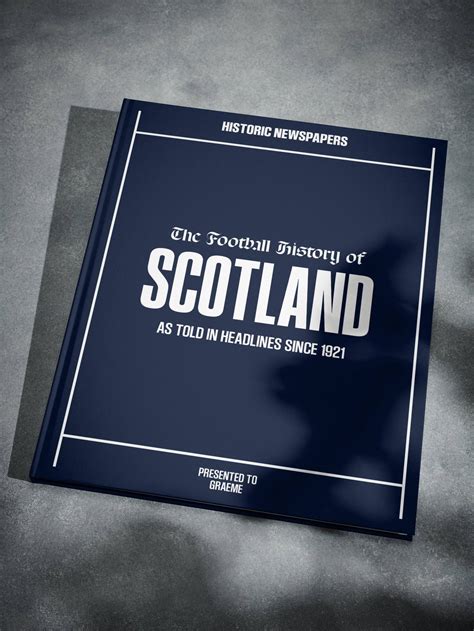 The Football History of Scotland Book | Historic Newspapers