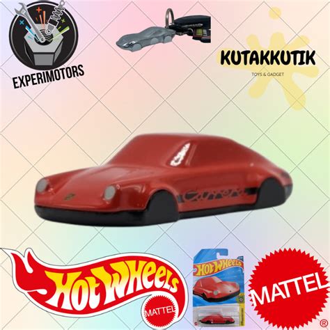Jual Hot Wheels Gantungan Keychain Clip Kunci Porsche Carrera Clip Merah Lot J