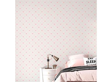 Papel De Parede Adesivo Coração Nude Bege Quarto Sala M o Melhor