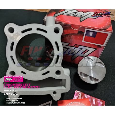 NMAX AEROX CYLINDER BLOCK 63MM FLAT PISTON TRF WF TSMP NMAX V2 2020