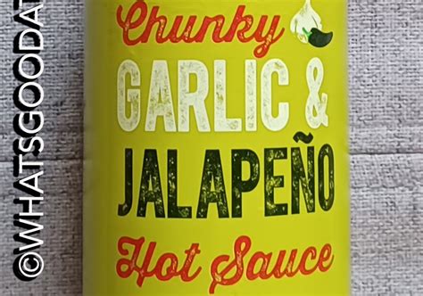 What s Good at Trader Joe s Trader Joe s Chunky Garlic Jalapeño Hot Sauce