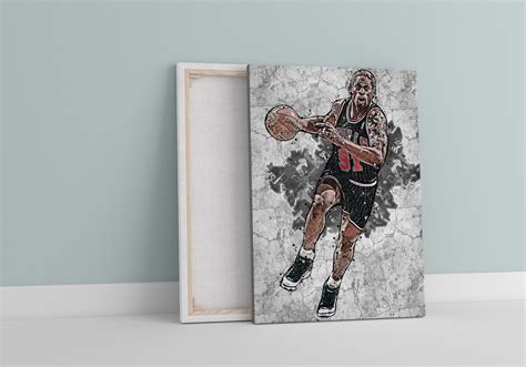 Dennis Rodman Graffiti Style Poster NBA Chicago Bulls the - Etsy