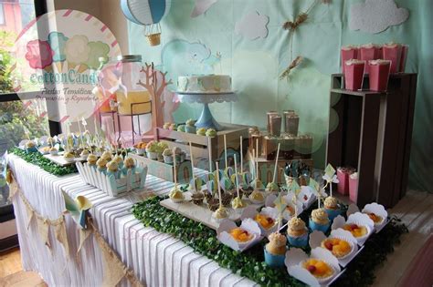 Hot Air Balloon Baptism Party Ideas Photo 5 Of 10 Catch My Party