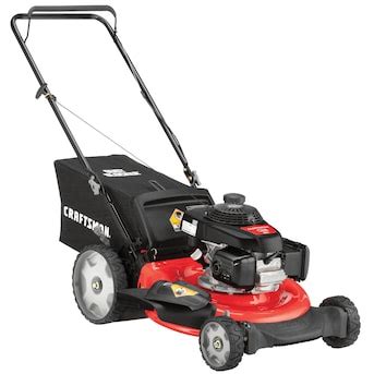 craftsman   cc   gas push lawn mower  honda engine