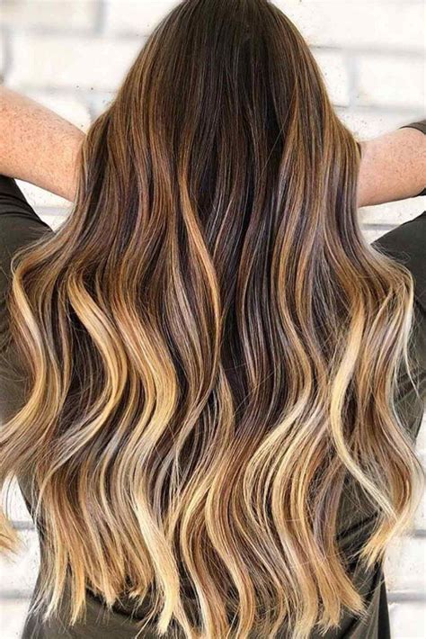 Dark Brown Hair Color With Caramel Highlights