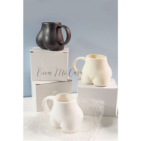 Body Booty Butt Bottom Boob Nordic Ceramic Mug Cup With Handle Vivamicasa Shopee Philippines