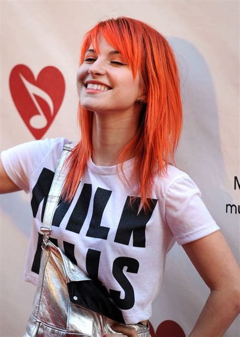 Hayley Williams Paramore Hair