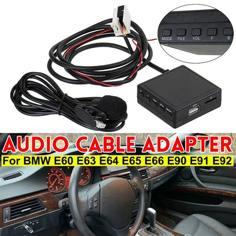 12V Car Wireless bluetooth Adapter For BMW E60 E63 E64 E65 E66 E90 E91 ...