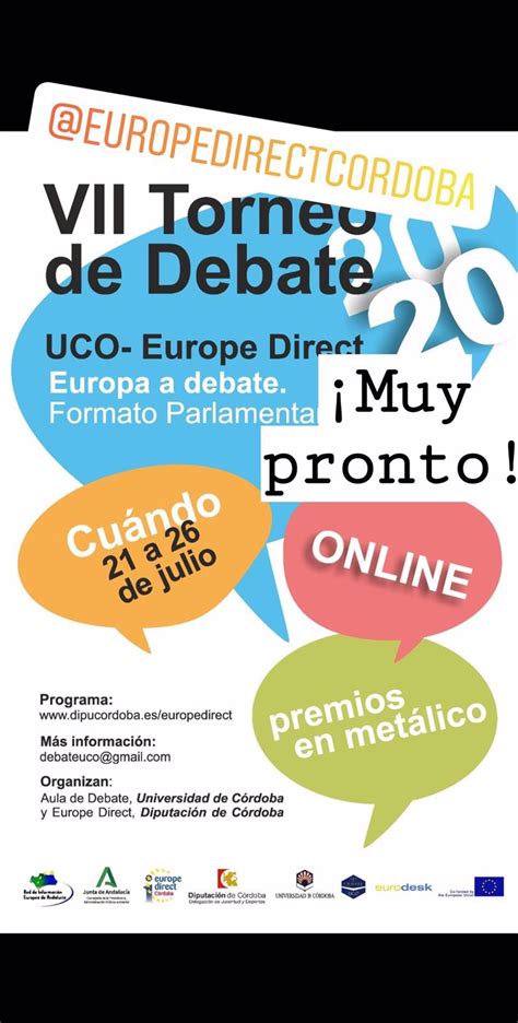 El Torneo de Debate de Europe Direct organizado por la Diputación de