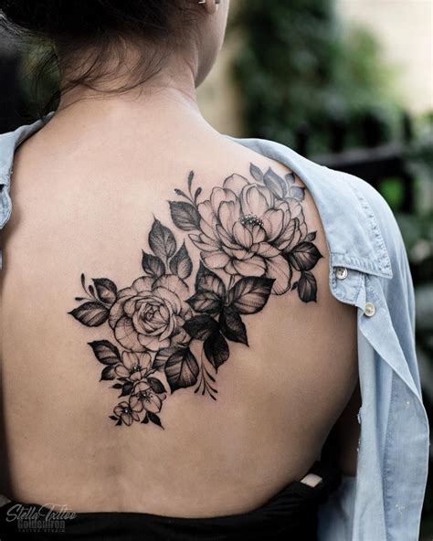 Cobertura De Tatuagem Feminina Nas Costas