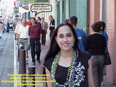 106 Tonya Public Facial 1038 Porn Pic