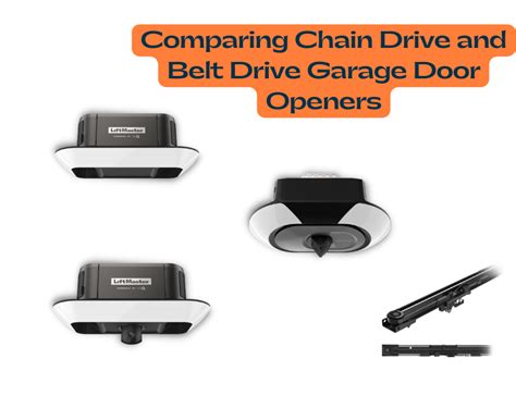 Chain Drive Vs Belt Drive Garage Door Opener Socal Gdr