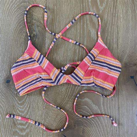 Reversible Rip Curl Bikini Top Size Xs Adjustable Depop