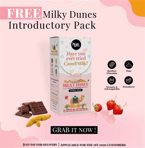 Milky Dunes Starter Pack With Camel Milk FREE For 1st 1000 Users