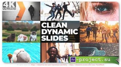 Videohive Clean Dynamic Slides 32398062 Project For After Effects