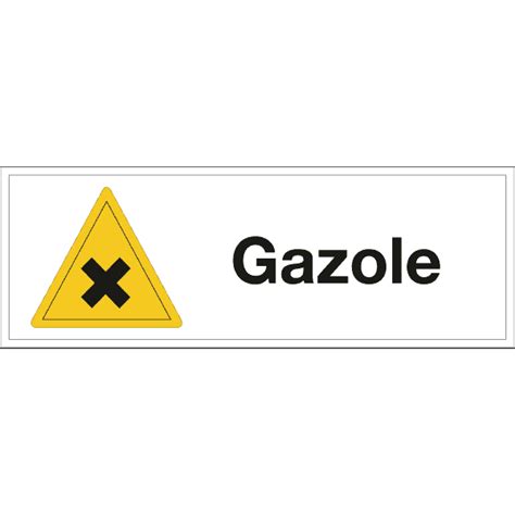 Panneau Danger Gazole Matières dangereuses