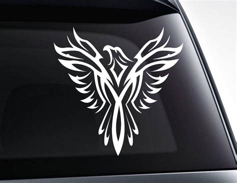 Phoenix Bird Vinyl Decal Sticker / Cool Decal for Cars | Etsy