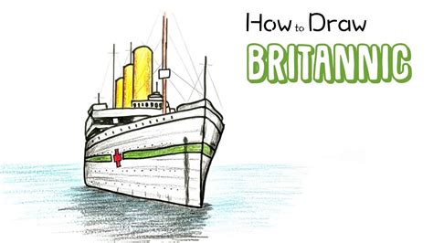 Britannic Sinking Drawing