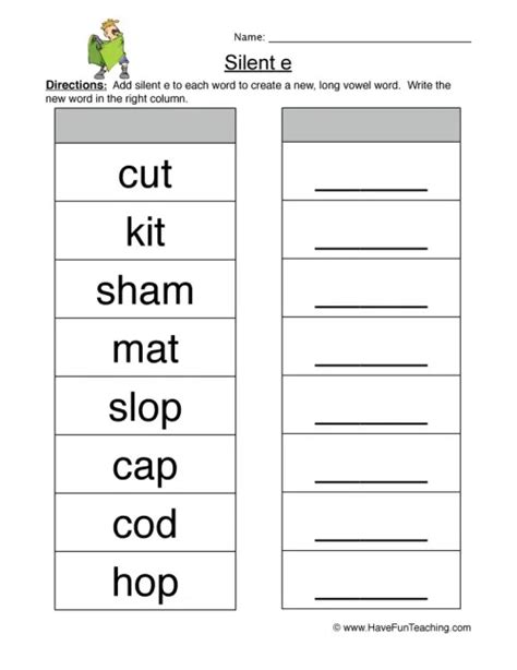 19 Go To First Grade Phonics Worksheets The Teach Simple Blog