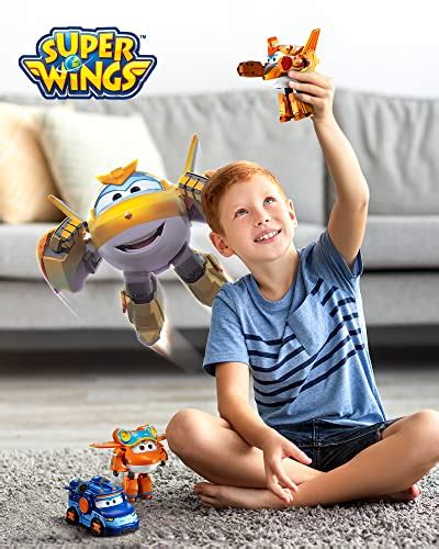 Super Wings 5 Transforming Golden Boy Airplane Toys Vehicle Action