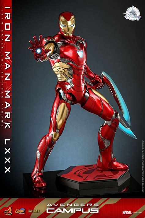 Hot Toys Avengers Campus Iron Man Mark Lxxx Disney Exclusive Figure The Toyark News