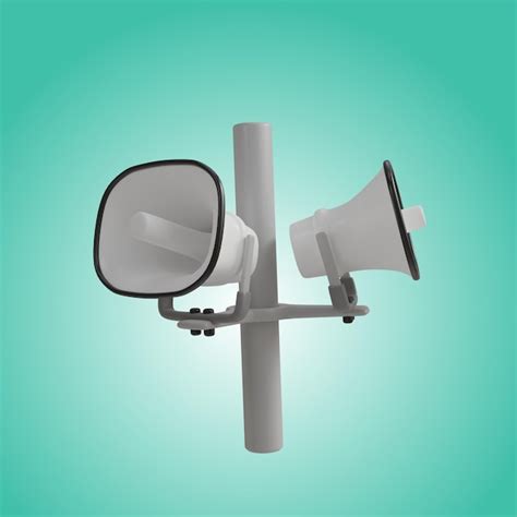 Premium PSD | 3d megaphone speaker