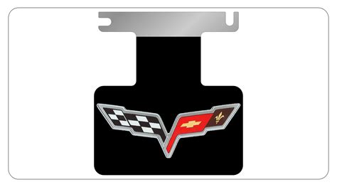 Black C6 Corvette Logo