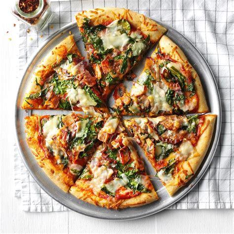 Bacon And Spinach Pizza Recipe How To Make It