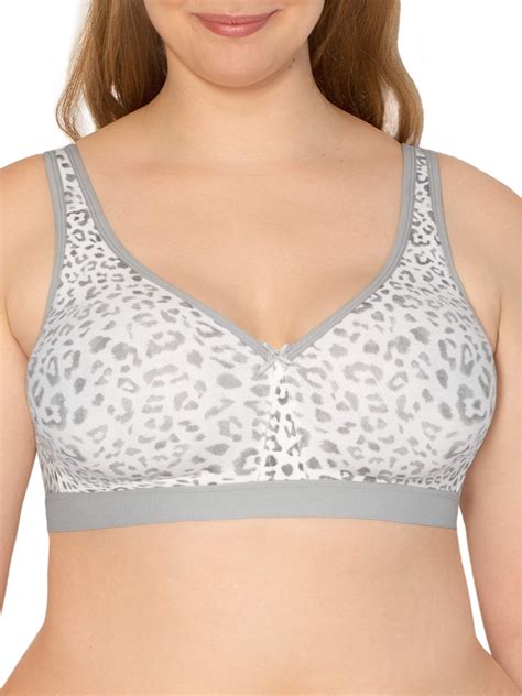 Fruit Of The Loom Women S Plus Size Beyond Soft Wireless Cotton Bra