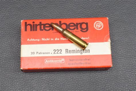 222 Rem 10 Hirtenberger Patronen TM Spitz 3 2g 50gr Zum