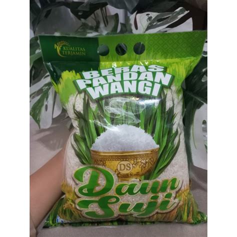 Jual Beras Kemasan Berat 3 5 Kg 4 Kg 5Kg Merk Daun Suji Pandan Wangi