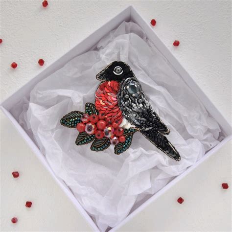 Снегирь брошь (73 фото) - красивые фото и картинки pofoto.club