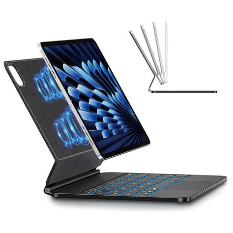 Husa cu tastatura pentru iPad Air 11 inch (M2, 2024/M3 2025) si Air 4/5