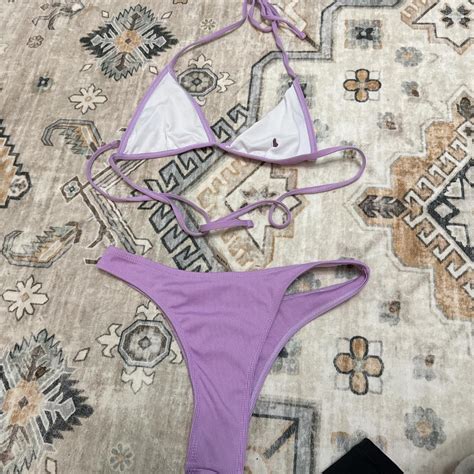 Lilac Bikini Set Has Slow Threads Coming Loose Depop