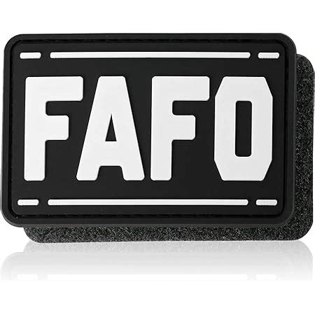 Amazon FAFO PVC Patch 1 Pc Fuck Around And Find Out Patch Funny