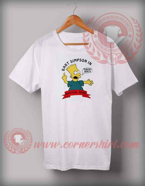 Simpson Fuck Off Dudes T Shirt Custom Design T Shirts By Cornershirt