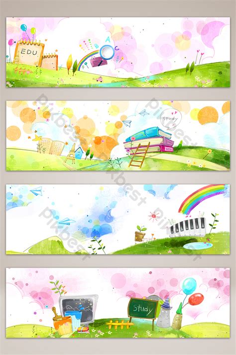 Drawing School Season Banner Poster Background Backgrounds | PSD Free Download - Pikbest