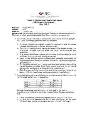 PD 3 Macroeconomía Aplicada 2023 02 Página 1 de 2 INSTRUCCIONES