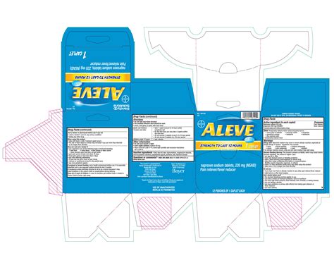 Aleve Tablet Fda Label Ndc 67751 144