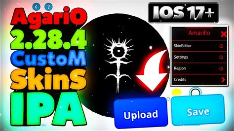 AGARIO CUSTOM SKINS TUTORIAL IOS NO JAILBREAK 2024 AGARIO CUSTOM SKIN