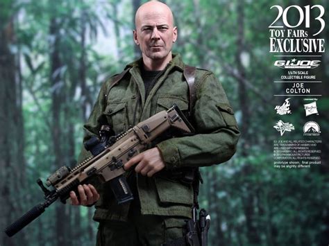 Yo Joe Hot Toys Reveals Joe Colton Bruce Willis Figure From G I Joe Retaliation