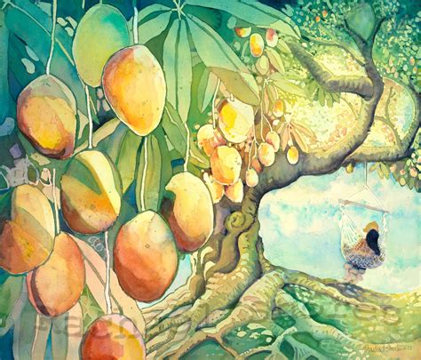 Mango Tree Drawing at PaintingValley.com | Explore collection of Mango ...