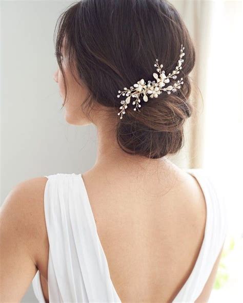 Crystal Bridal Hair Comb Pearl Wedding Comb Bridal Comb Pearl