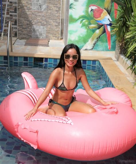 Bikini Model Bev Ai Enhanced Pink Swan In Krabi Topaz Sharpen Faceai Porn Pic